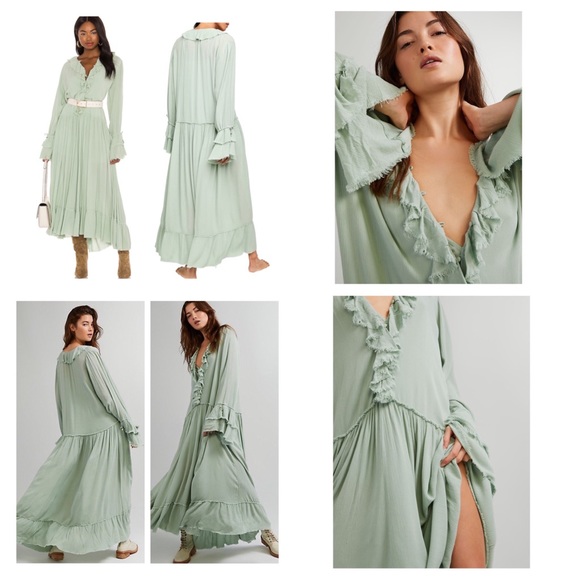 NWT Free People Sweet Darlin Maxi Dress - Picture 2 of 9